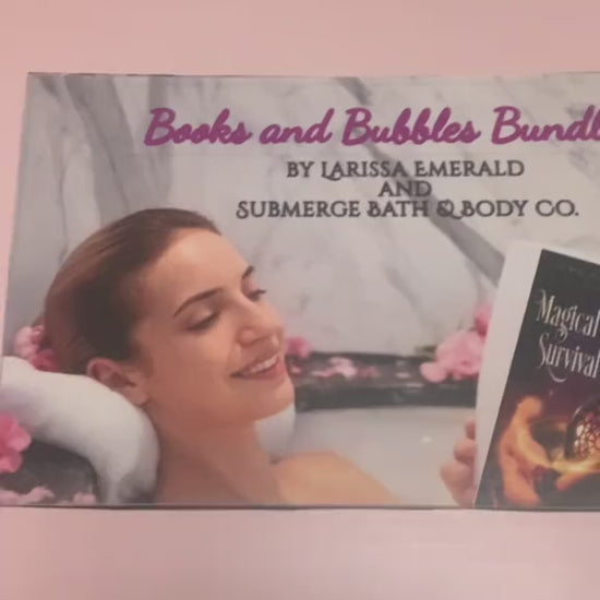 Books and Bubbles Bundle Box 4 books plus bath products